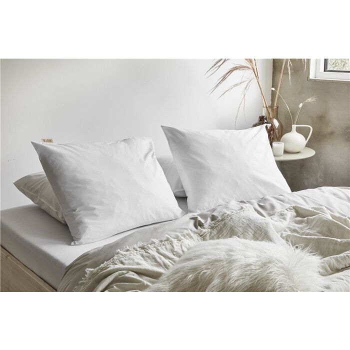 Crispy Cotton hoeslaken 90x220cm wit