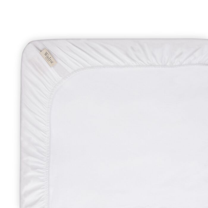 Crispy Cotton topper hoeslaken 180x220cm katoen wit