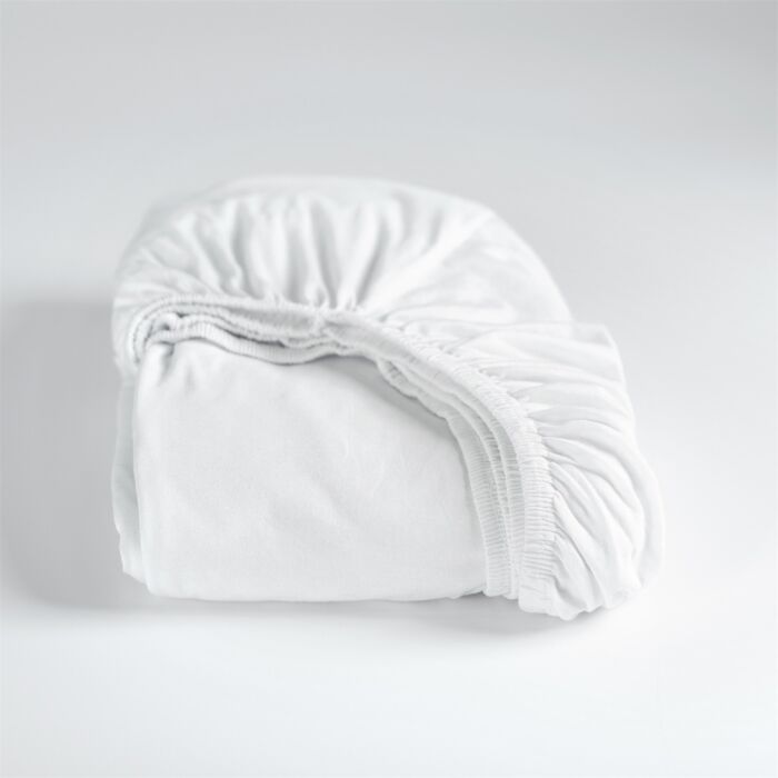 Cinderella hoeslaken 70x200cm jersey wit (tot 25cm)