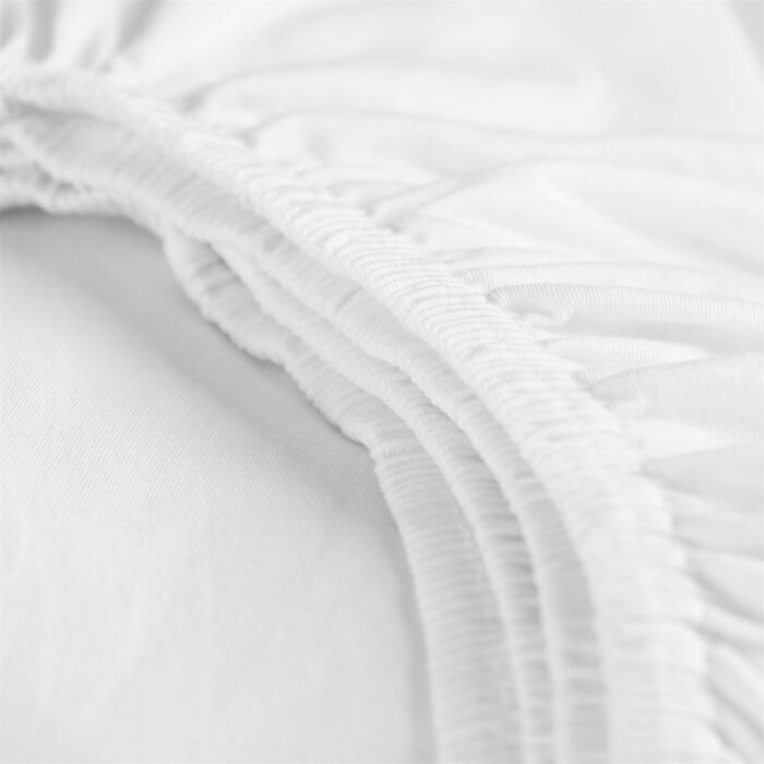 Cinderella hoeslaken 200x200cm jersey wit (tot 25cm)