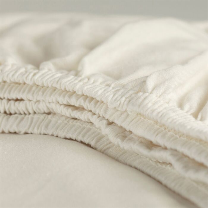 Cinderella hoeslaken 80/90x200cm jersey ivoorwit (tot 25cm)