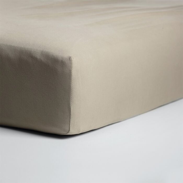 Cinderella hoeslaken 200x200cm jersey taupe (tot 25cm)