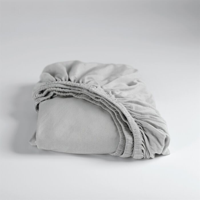 Cinderella hoeslaken 200x200cm jersey lichtgrijs (tot 25cm)