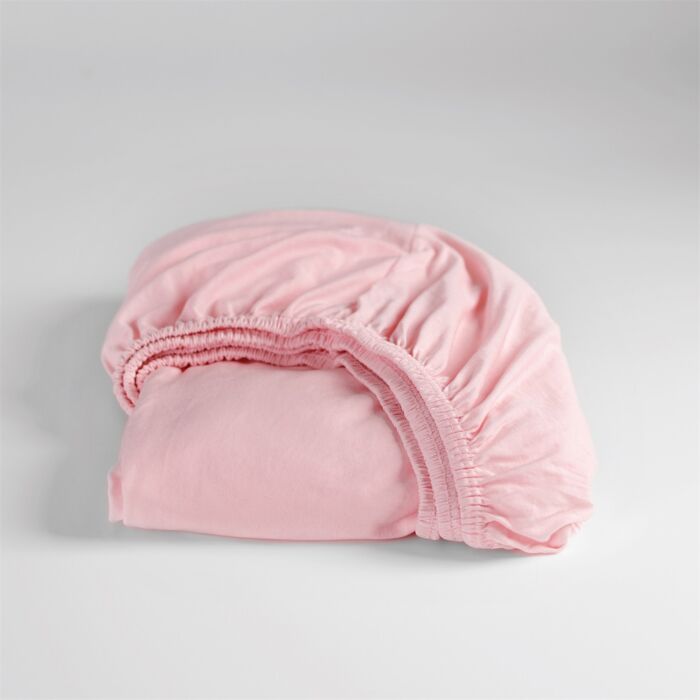 Cinderella hoeslaken 70x200cm jersey candy roze (tot 25cm)