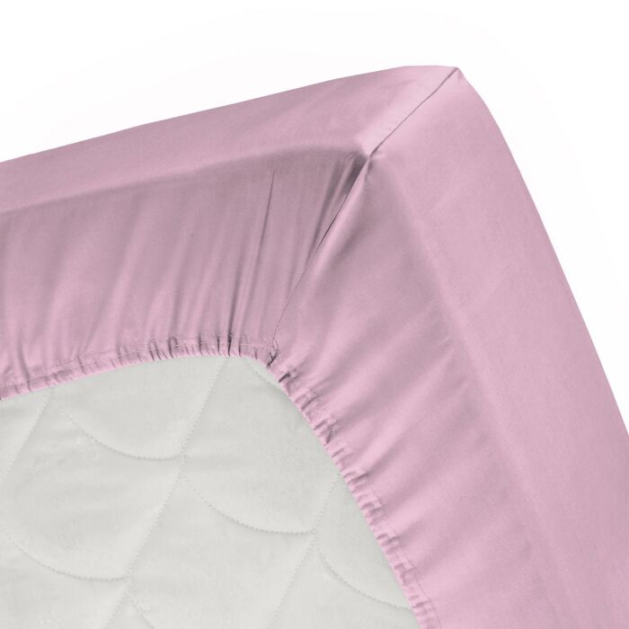 Cinderella hoeslaken 200x200cm jersey candy roze (tot 25cm)