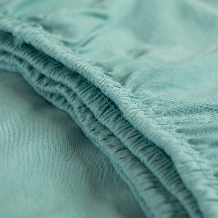 Cinderella hoeslaken 140x200cm jersey mineraal groen (tot 25cm)