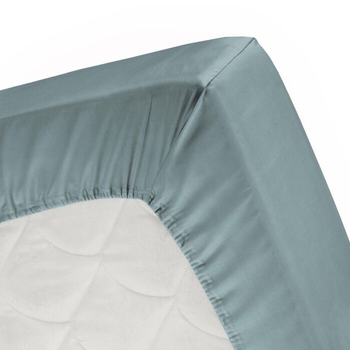 Cinderella hoeslaken 140x200cm jersey mineraal groen (tot 25cm)