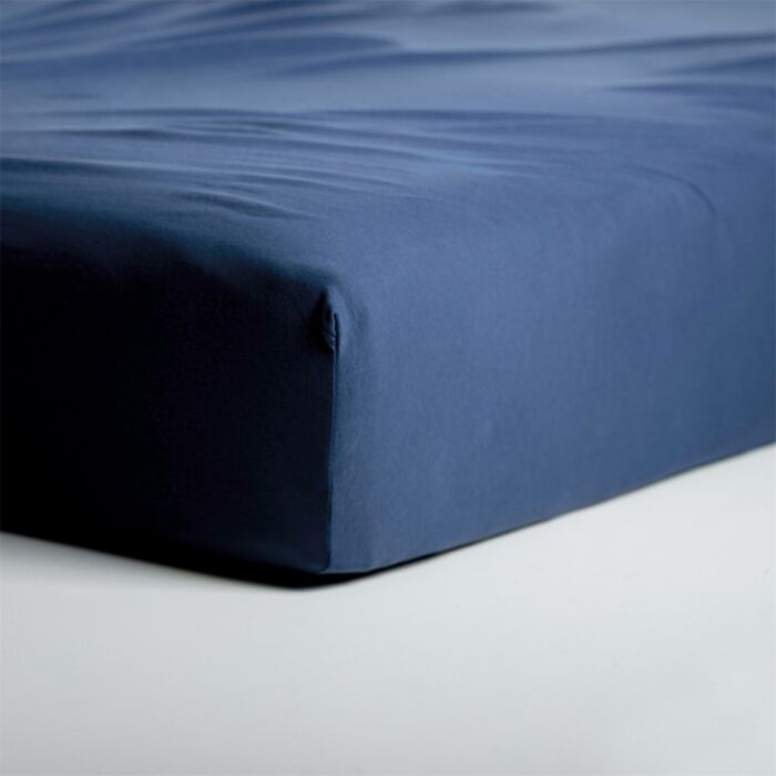Cinderella hoeslaken 160x210/220cm jersey donkerblauw (tot 25cm)