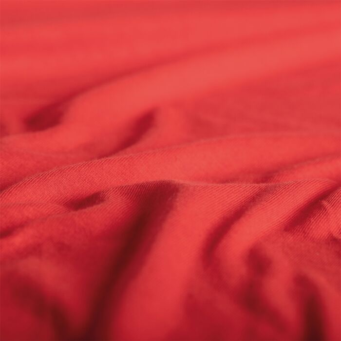 Cinderella hoeslaken 180x210/220cm jersey rood (tot 25cm)