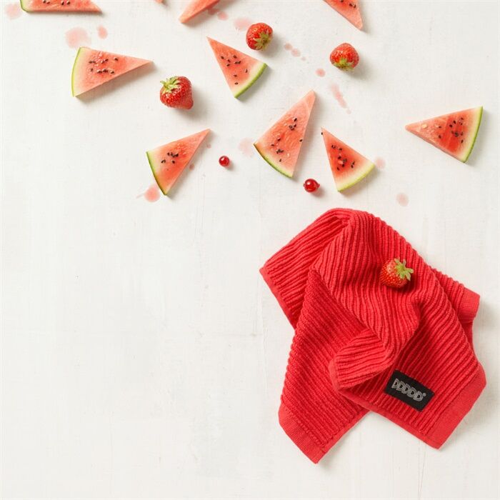 DDDDD Basic UNI vaatdoek 30x30cm rood (4 stuks)