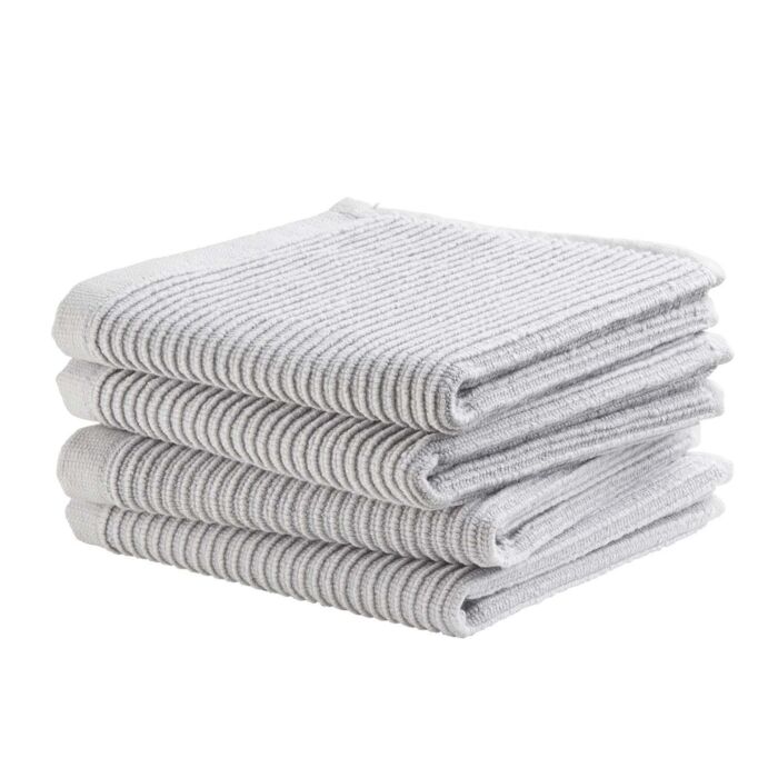 DDDDD Basic UNI vaatdoek 30x30cm lichtgrijs (4 stuks)