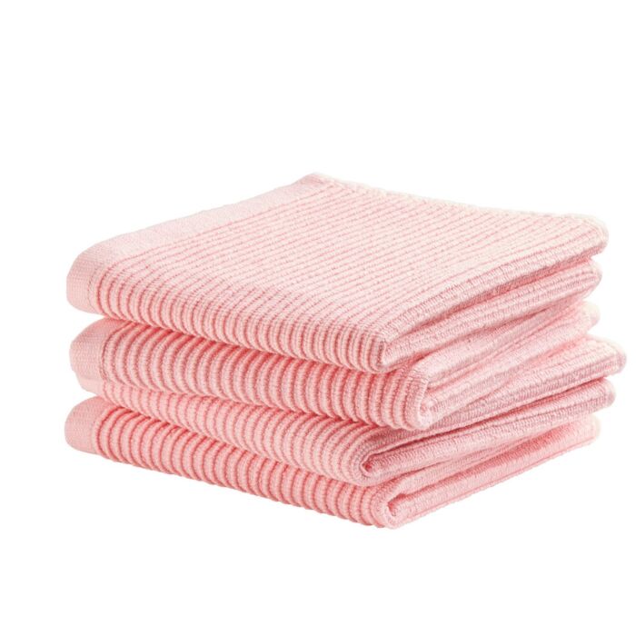 DDDDD Basic UNI vaatdoek 30x30cm pastel roze (4 stuks)