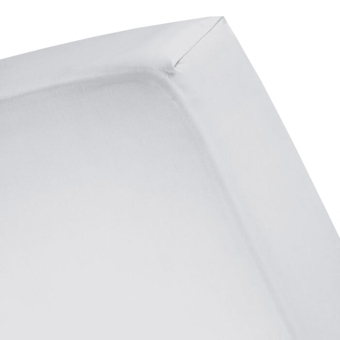 Cinderella Sundays hoeslaken 90x200cm satijn lichtgrijs (tot 25cm)