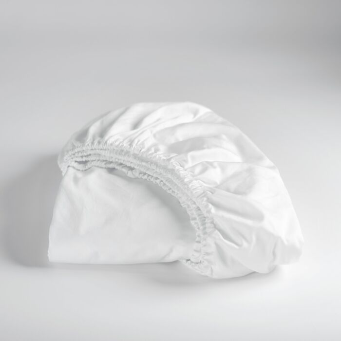 Cinderella Sundays hoeslaken 200x220cm satijn wit (tot 25cm)