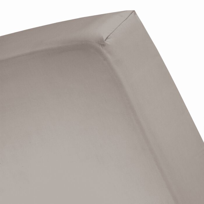 Cinderella Sundays hoeslaken 100x200cm satijn taupe (tot 25cm)