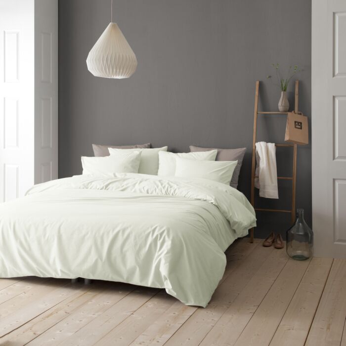 Cinderella Morning Lits-jumeaux dekbedovertrekset 240x220cm flanel ivoorwit