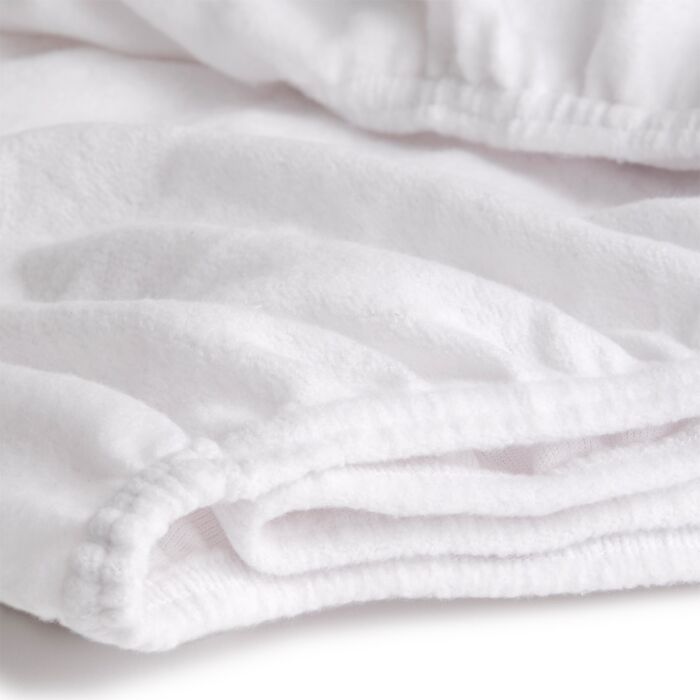 Cinderella hoeslaken 80/90x200cm molton stretch wit (tot 25cm)