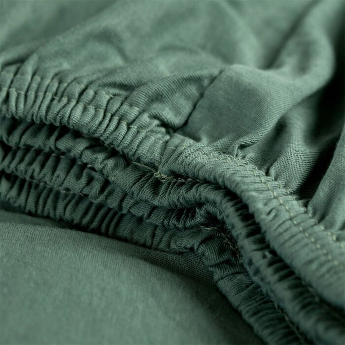 Cinderella hoeslaken 80/90x210/220cm-100x200cm jersey groen (tot 25cm)