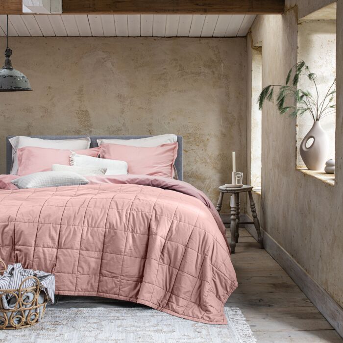 Cinderella Moon bedsprei 270x270cm camee roze