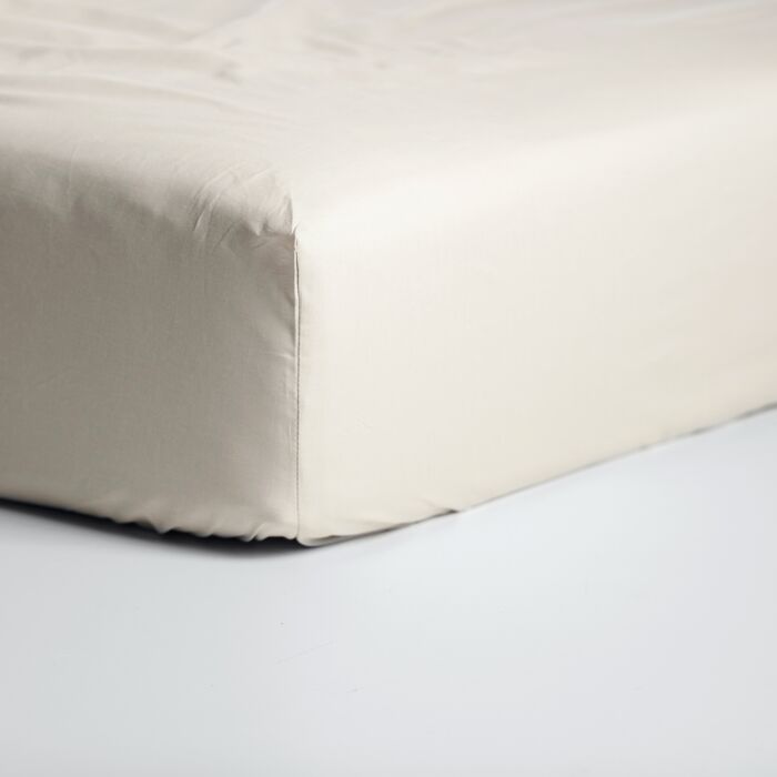 Cinderella Weekend hoeslaken 100x210cm katoen licht zandkleur (tot 25cm)