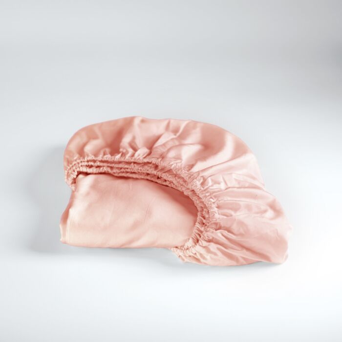 Cinderella Sundays hoeslaken 90x210cm satijn zacht terra (tot 25cm)