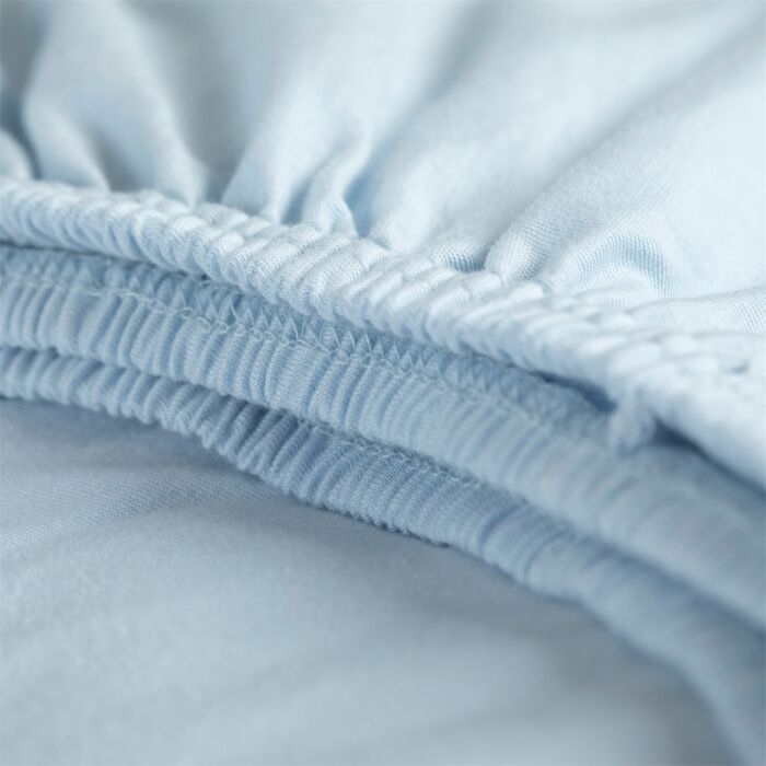 Cinderella hoeslaken 90x200cm jersey zacht blauw (tot 25cm)