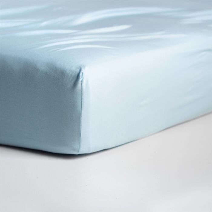 Cinderella topper hoeslaken 140x200/210cm jersey zacht blauw (tot 15cm)