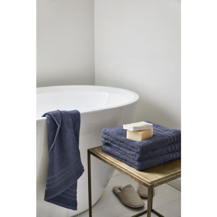 Bath Basics baddoek 50x100cm blauw