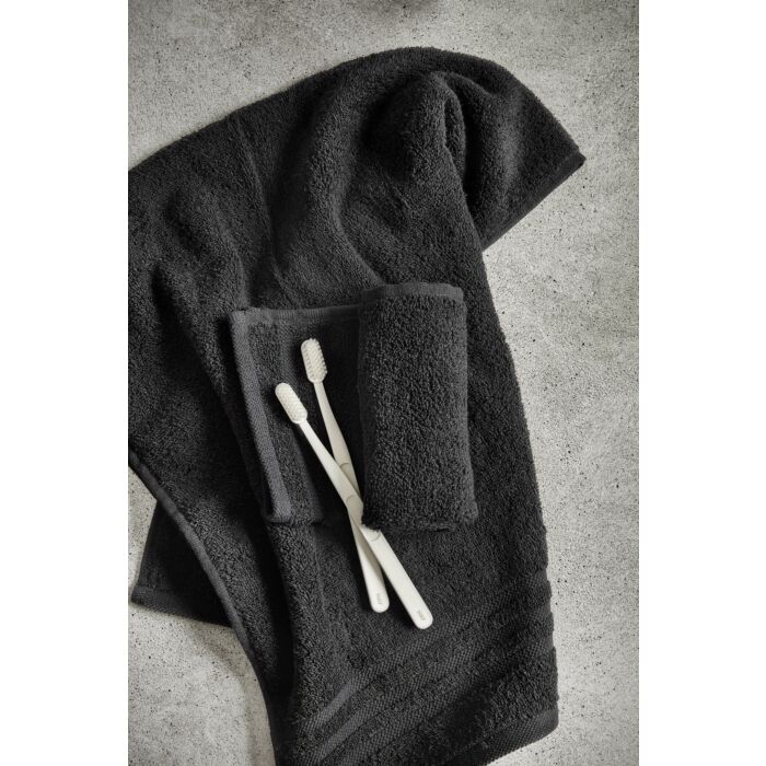 Bath Basics baddoek 50x100cm zwart