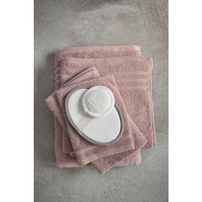 Bath Basics baddoek 50x100cm oud roze