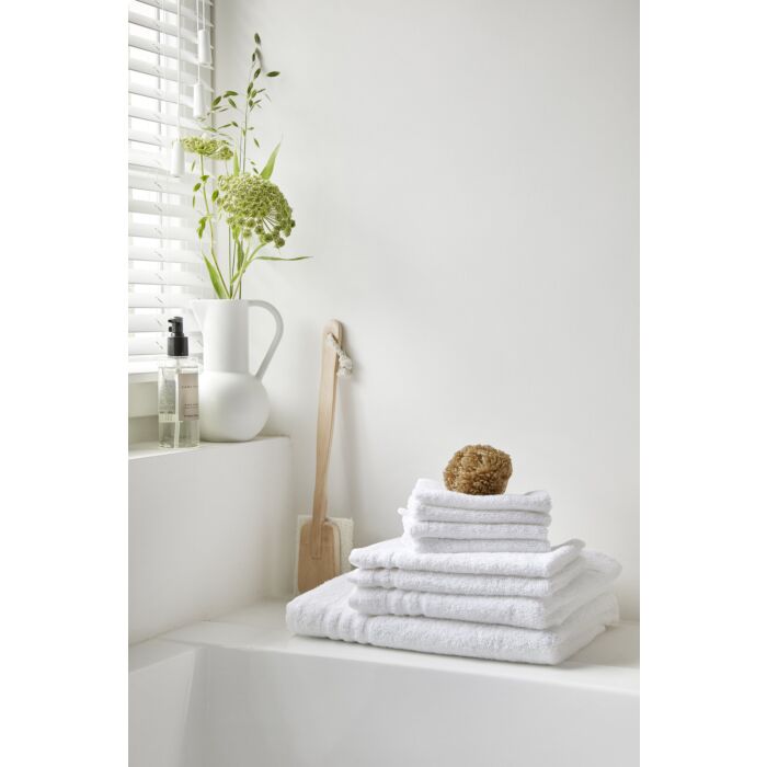 Bath Basics baddoek 50x100cm wit