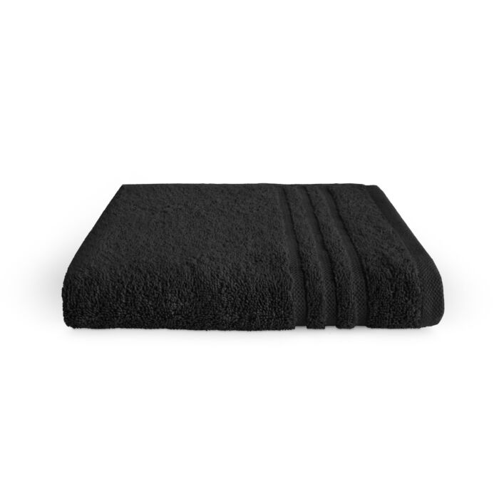 Bath Basics baddoek 50x100cm zwart