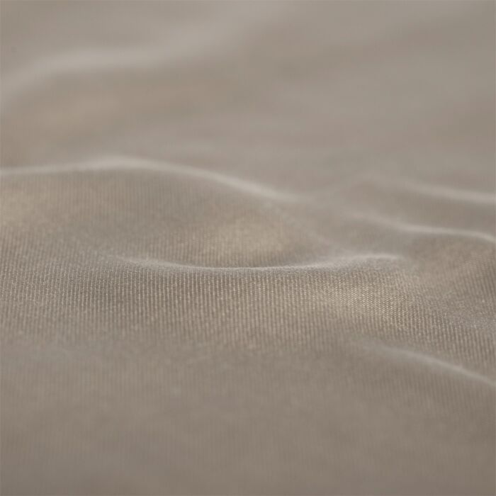 Cinderella Sundays dubbele splittopper hoeslaken 180x210cm satijn taupe (tot 15cm)