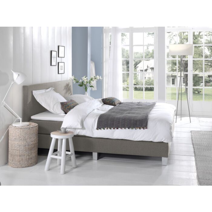 Comfort 2.0 vlakke boxspring 180x200cm beige