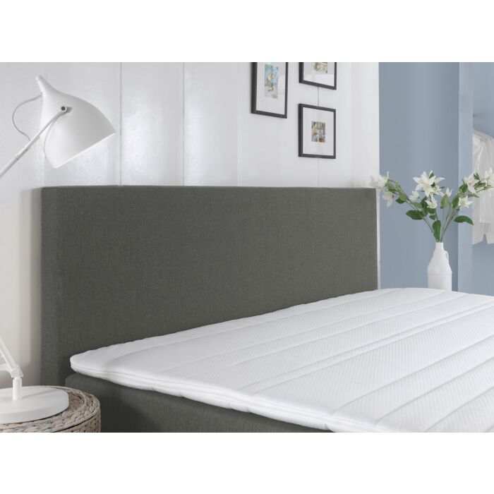 Comfort 2.0 vlakke boxspring 200x210cm grijs
