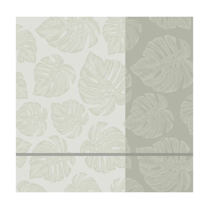 DDDDD Monstera theedoek 60x65cm crème (6 stuks)