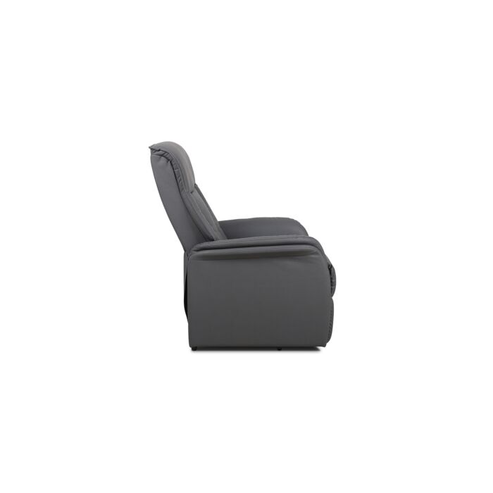 Miana Electrische Relaxfauteuil met Lift – Kunstleer – Grijs