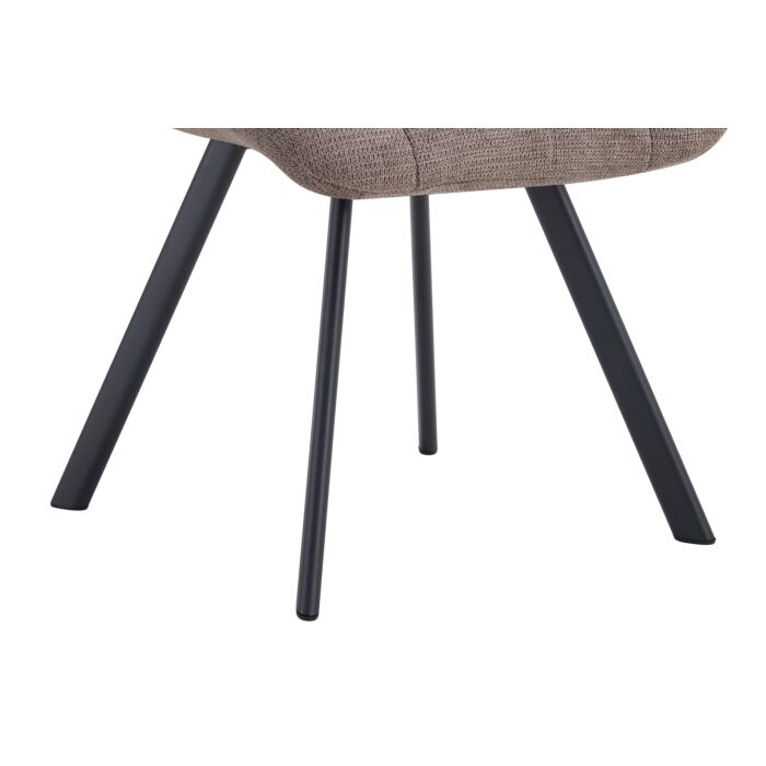Lixia Eetkamerstoel – Stof – Zand