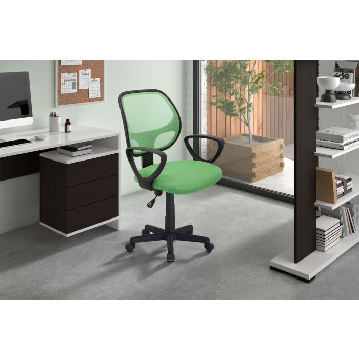 Hivo Bureaustoel – Mesh Stof – Lime