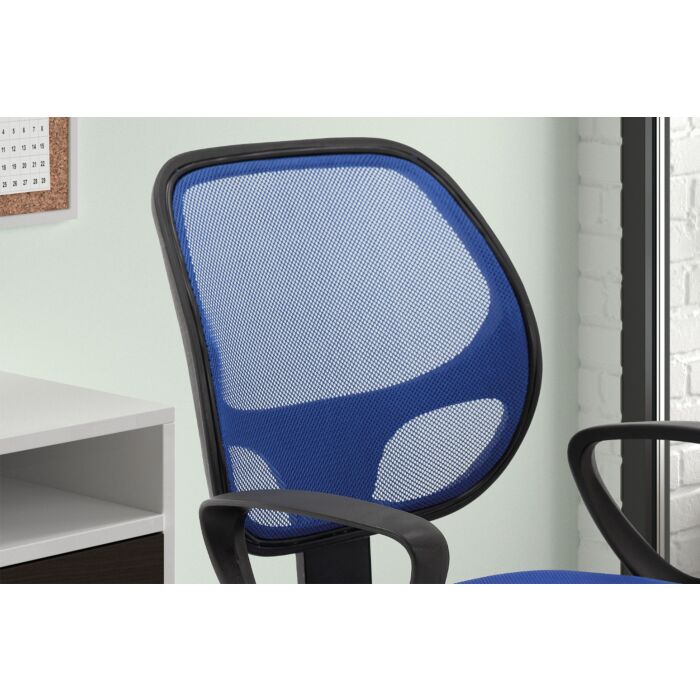 Hivo Bureaustoel – Mesh Stof – Blauw