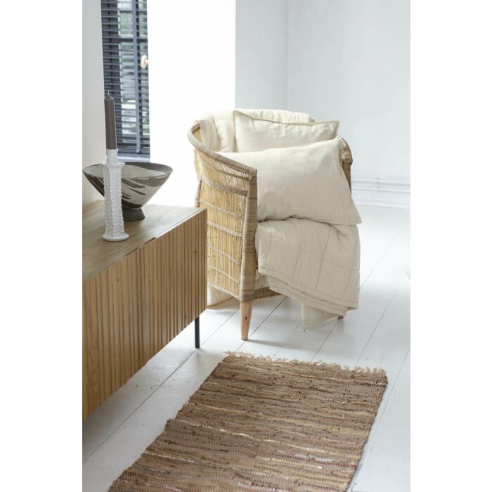 Luxury Touch sierkussen 45x45cm crème