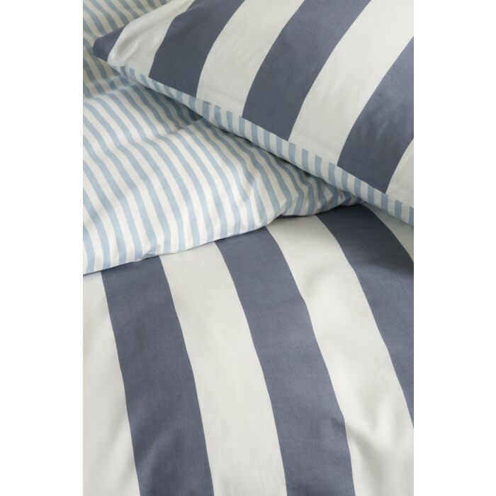 Classic Stripe dekbedovertrek 200x200cm blauw