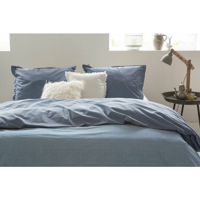 Vintage Club dekbedovertrek 200x200cm blauw