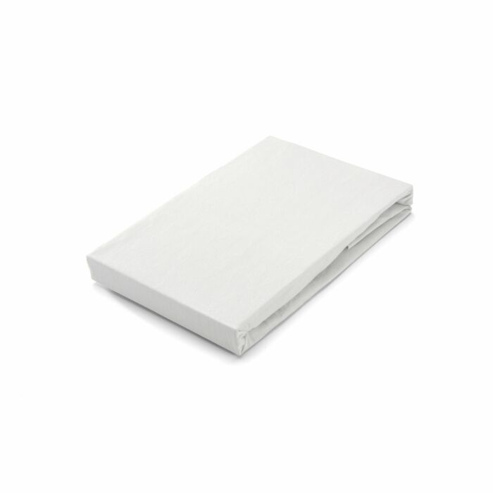 Jersey Stretch hoeslaken 140x200/210cm wit