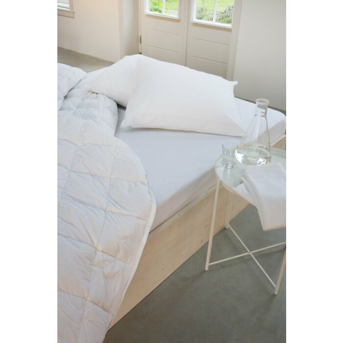 Cotton Cover molton 90x200cm wit