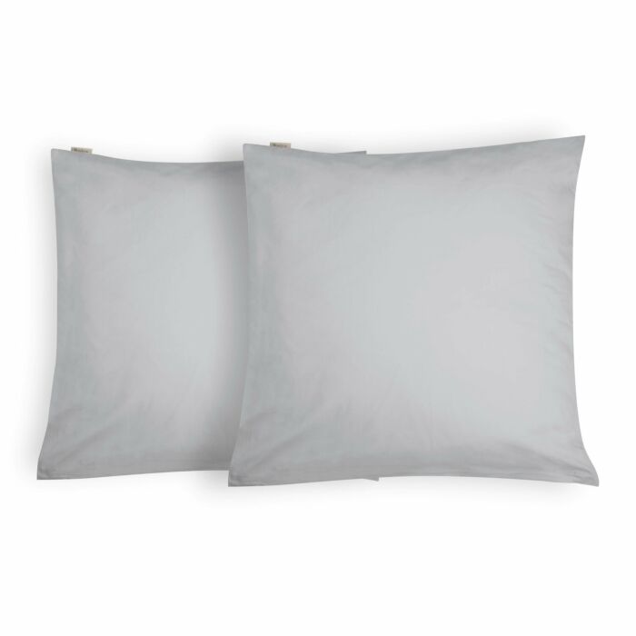 Crispy Cotton kussensloop 80x80cm grijs (2 stuks)
