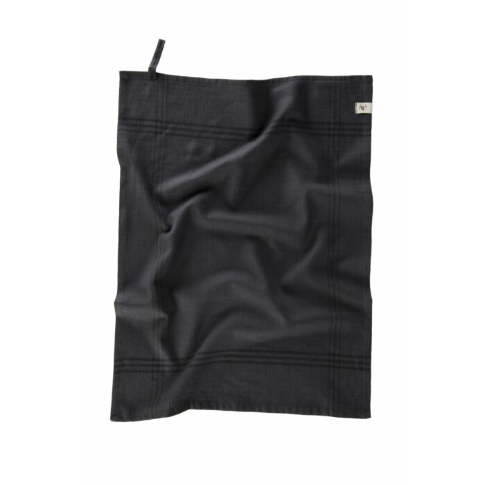 Line Out theedoek 50x70cm off-black