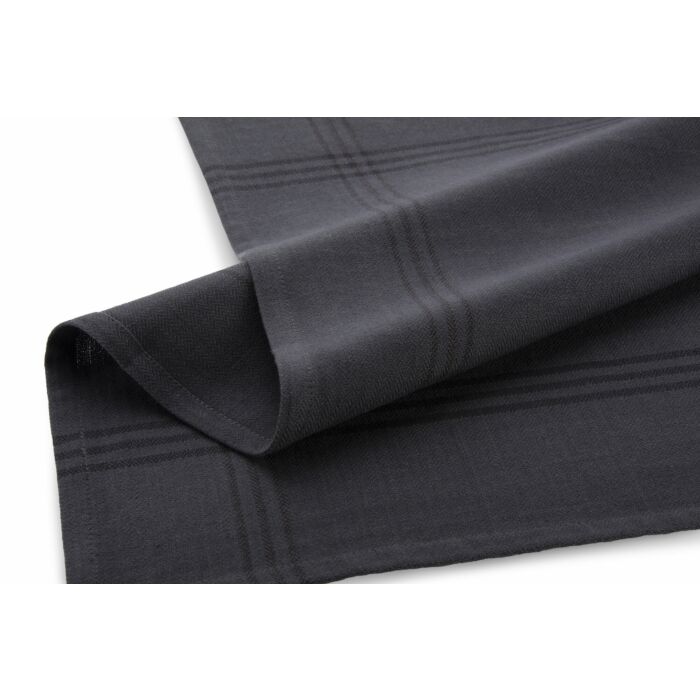 Line Out theedoek 50x70cm off-black