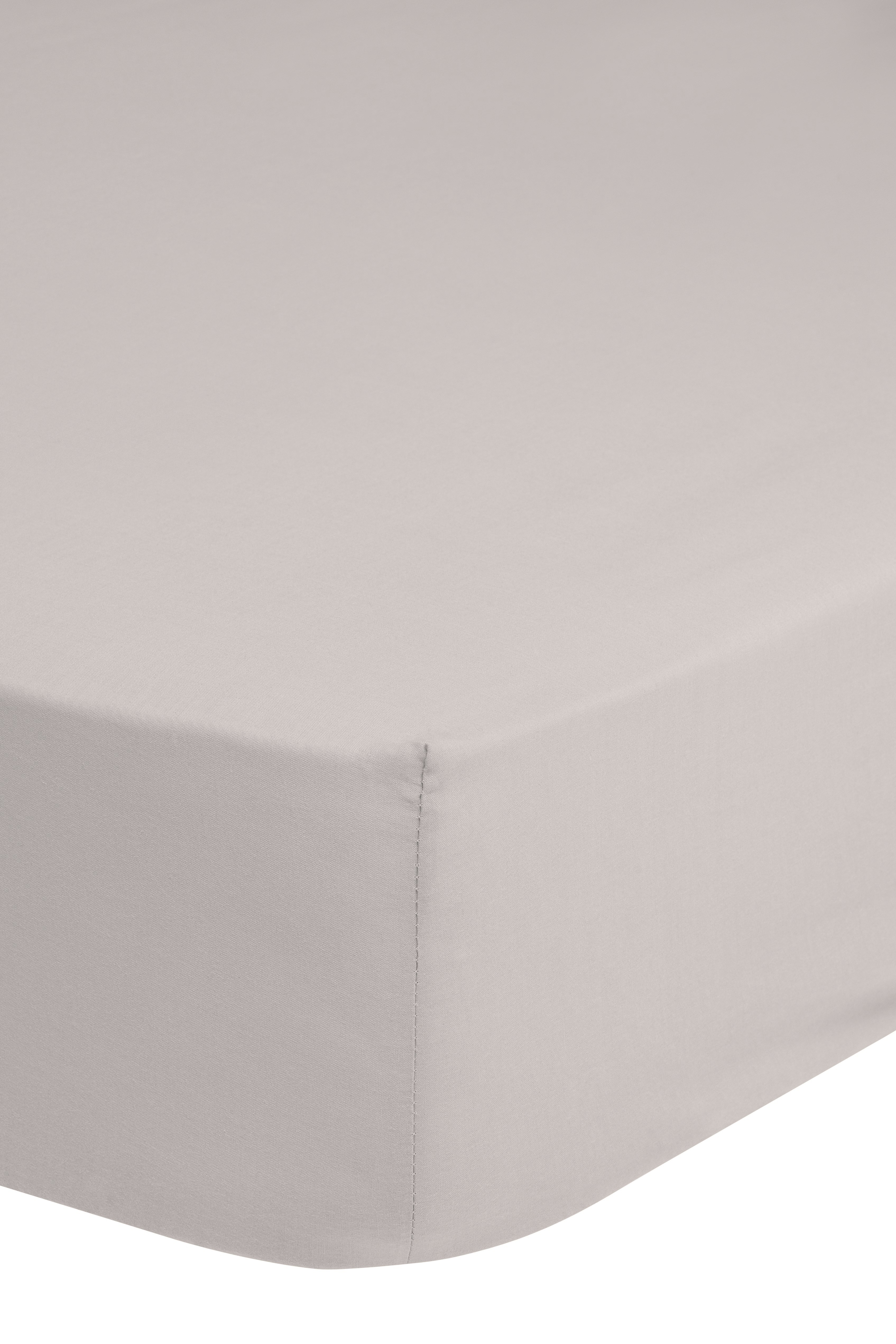 HIP hoeslaken 100x200cm katoen-satijn licht zand