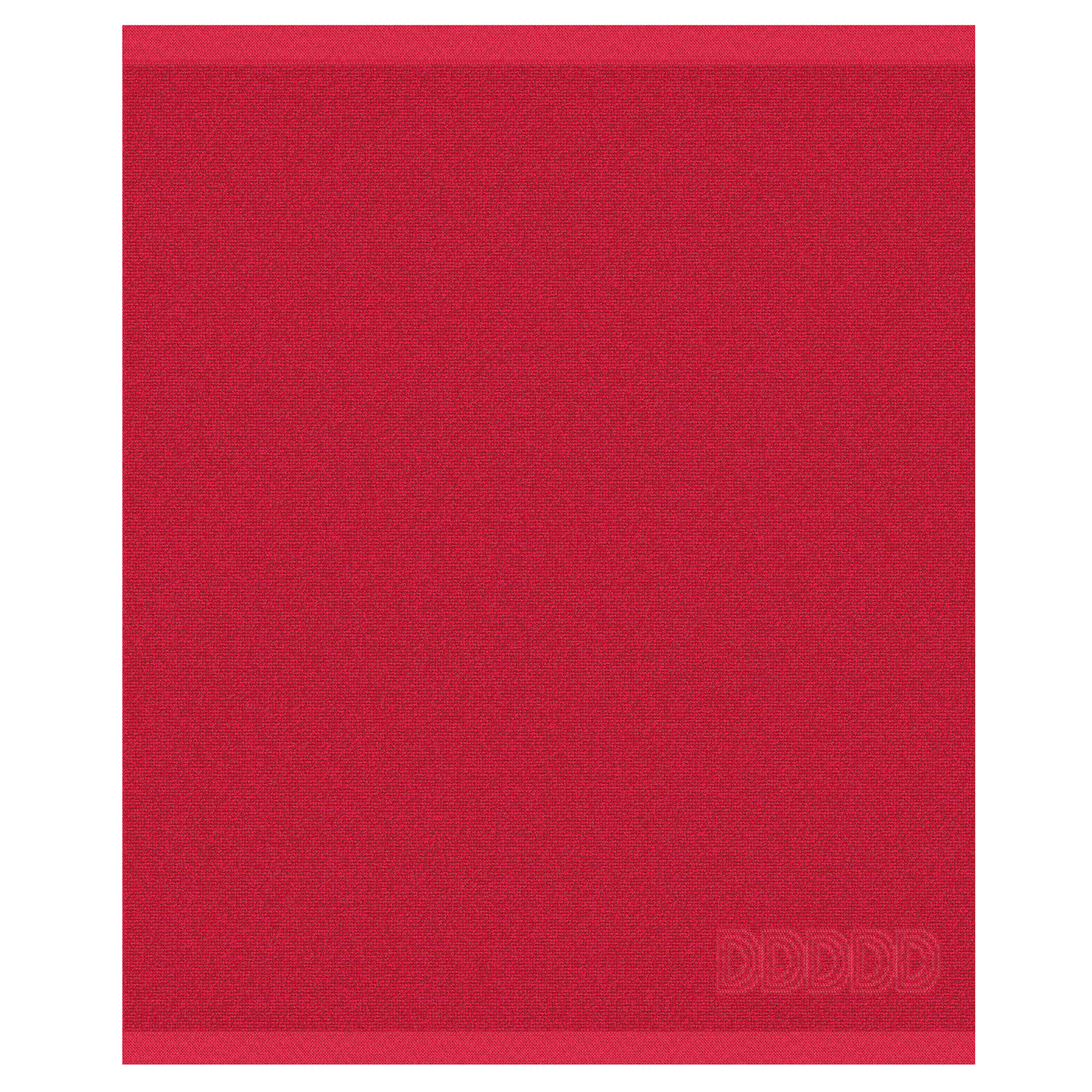 DDDDD Logo keukendoek 50x55cm rood (6 stuks)